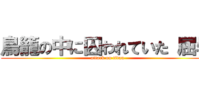 鳥籠の中に囚われていた 屈辱 (attack on titan)