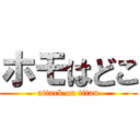 ホモはどこ (attack on titan)