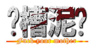 卧槽泥马 (Fuck your mother)
