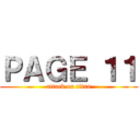 ＰＡＧＥ １１ (attack on titan)