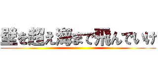 壁を超え海まで飛んでいけ ()