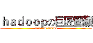 ｈａｄｏｏｐの巨匠管灏 (expert on Hadoop)