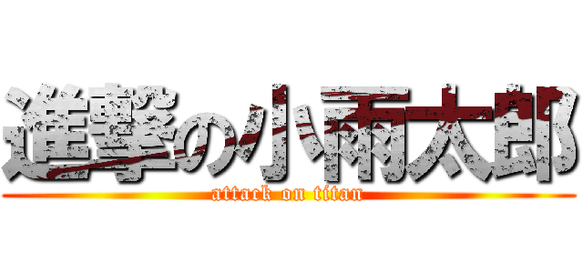 進撃の小雨太郎 (attack on titan)