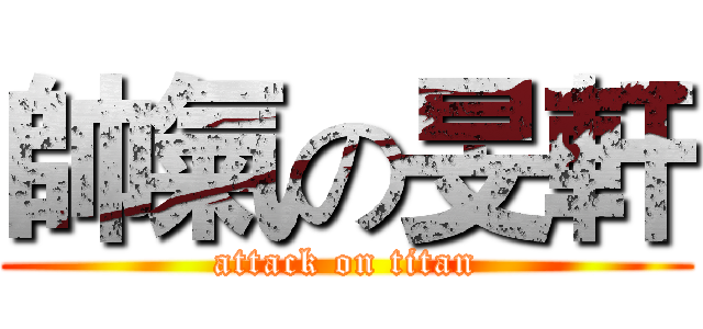 帥氣の旻軒 (attack on titan)