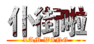 仆街啦 (LAM WING)