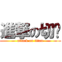 進撃の切丝 (attack on titan)