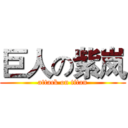巨人の紫岚 (attack on titan)