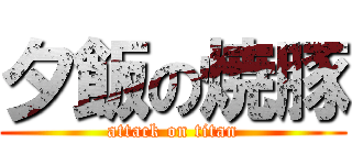 夕飯の焼豚 (attack on titan)
