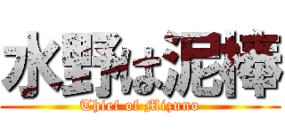 水野は泥棒 (Thief of Mizuno)