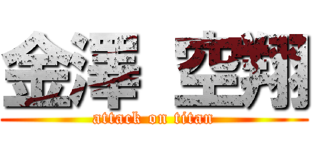 金澤 空翔 (attack on titan)