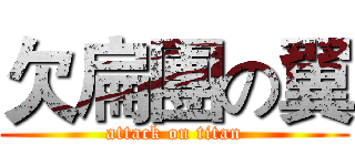 欠扁團の翼 (attack on titan)