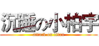 沉睡の小柏宇 (attack on titan)