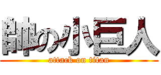 帥の小巨人 (attack on titan)