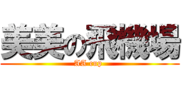 美美の飛機場 (AA cup )