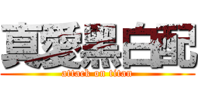 真愛黑白配 (attack on titan)