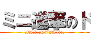 ミニ進撃のド (attack on black fire)