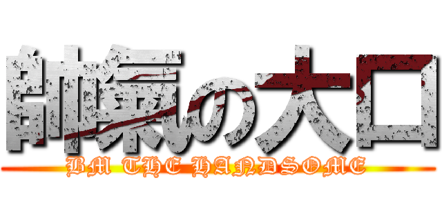 帥氣の大口 (BM THE HANDSOME)