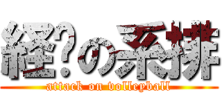 経济の系排 (attack on volleyball)