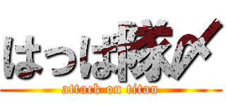 はっぱ隊〆 (attack on titan)