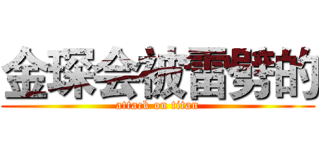 金琛会被雷劈的 (attack on titan)