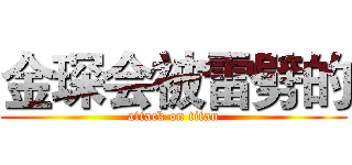 金琛会被雷劈的 (attack on titan)