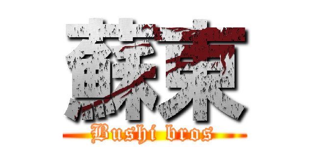 蘇東 (Bushi bros)