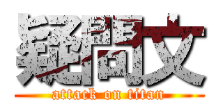 疑問文 (attack on titan)