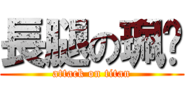 長腿の珮瑄 (attack on titan)
