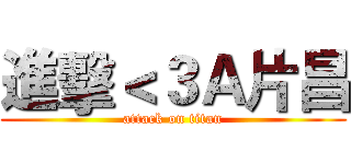 進擊＜３Ａ片昌 (attack on titan)