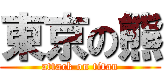 東京の熊 (attack on titan)