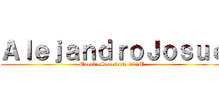 ＡｌｅｊａｎｄｒｏＪｏｓｕé (MoralesSarmiento 105M)