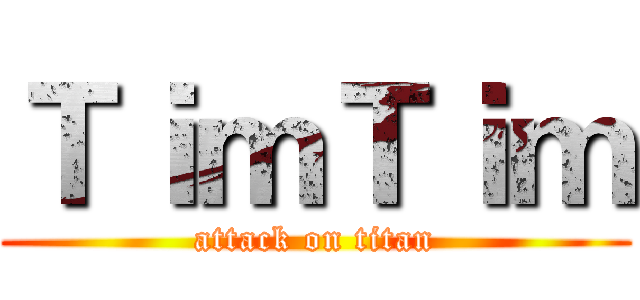 ＴｉｍＴｉｍ (attack on titan)