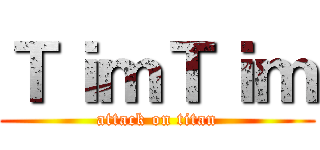 ＴｉｍＴｉｍ (attack on titan)
