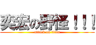 奕宏の野怪！！！ (attack on titan)