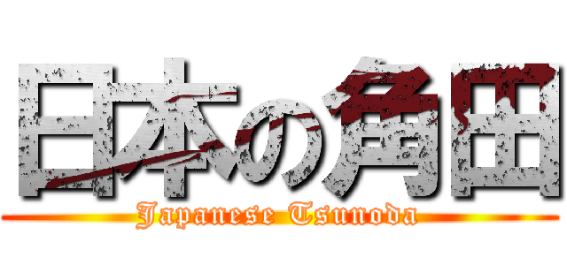 日本の角田 (Japanese Tsunoda)
