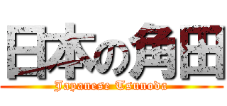 日本の角田 (Japanese Tsunoda)