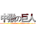 中猴の巨人 (attack on titan)