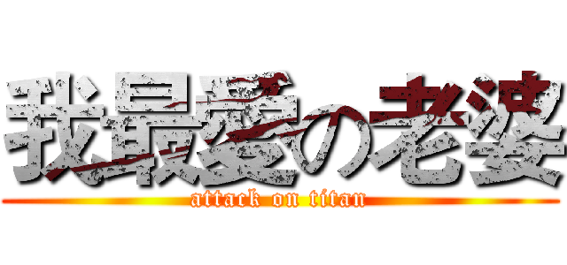 我最愛の老婆 (attack on titan)