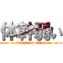 体幹弱い (attack on titan)