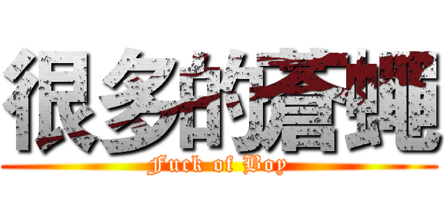 很多的蒼蠅 (Fuck of Boy)
