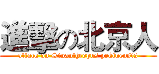 進擊の北京人 (attack on Sinanthropus pekinensis)