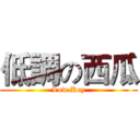 低調の西瓜 (Low Key)