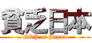 貧乏日本 (GDP of Japan)
