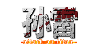 孙雷 (attack on titan)