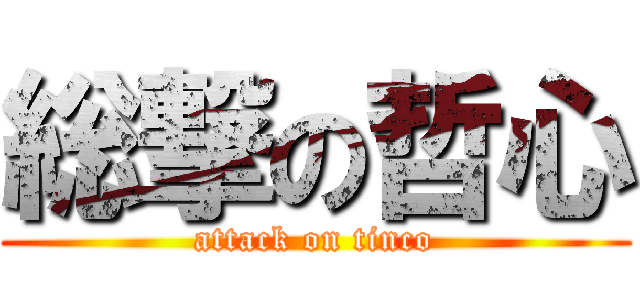 総撃の哲心 (attack on tinco)