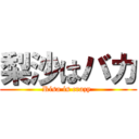 梨沙はバカ (Risa is crazy )