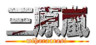 三原嵐 (miharaarasi)
