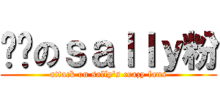 进击のｓａｌｌｙ粉 (attack on sally\'s crazy fans)