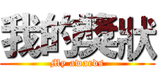 我的獎狀 (My awards)
