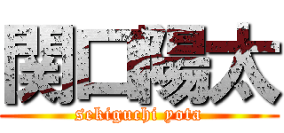 関口陽太 (sekiguchi yota)
